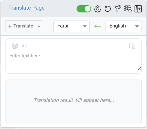 Translation Popup