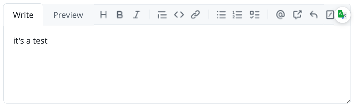 Text Field Translation